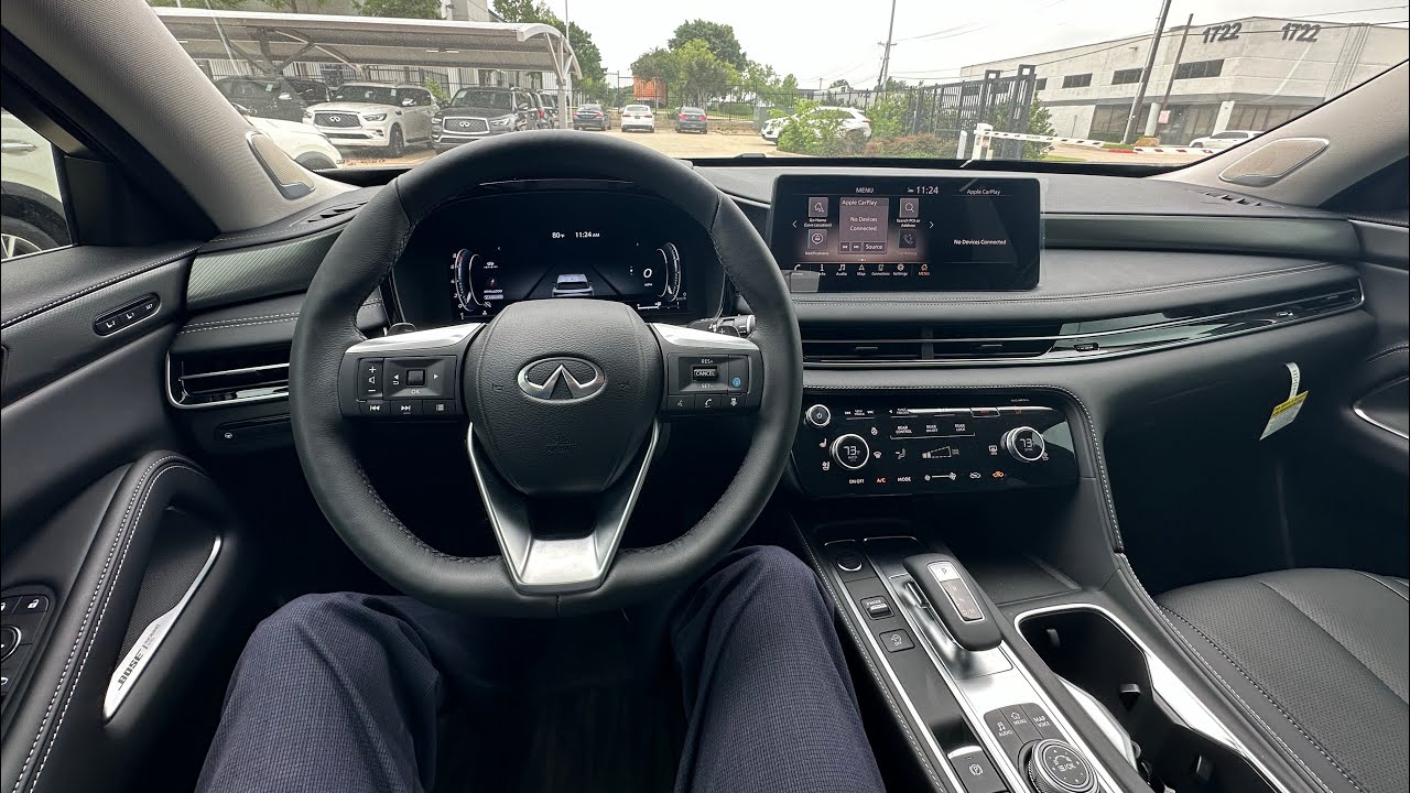 INFINITI QX60 Luxe 2024 года, вид с камер наблюдения