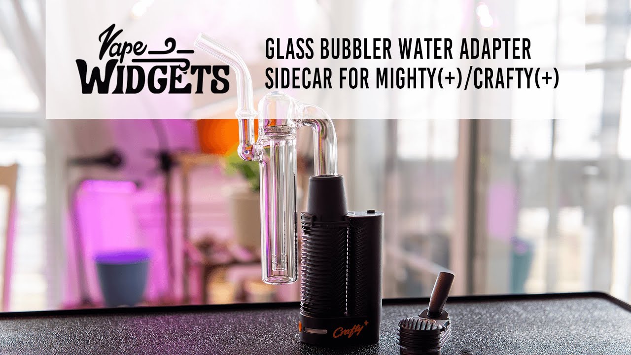 Glass Bubbler Water Adapter Sidecar for Mighty(+)/Crafty(+) - Product Overview
