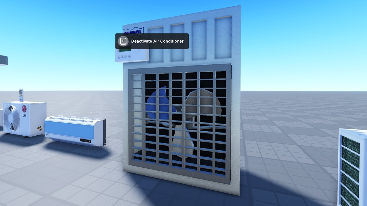 Old and Strange Air Conditioner | Roblox
