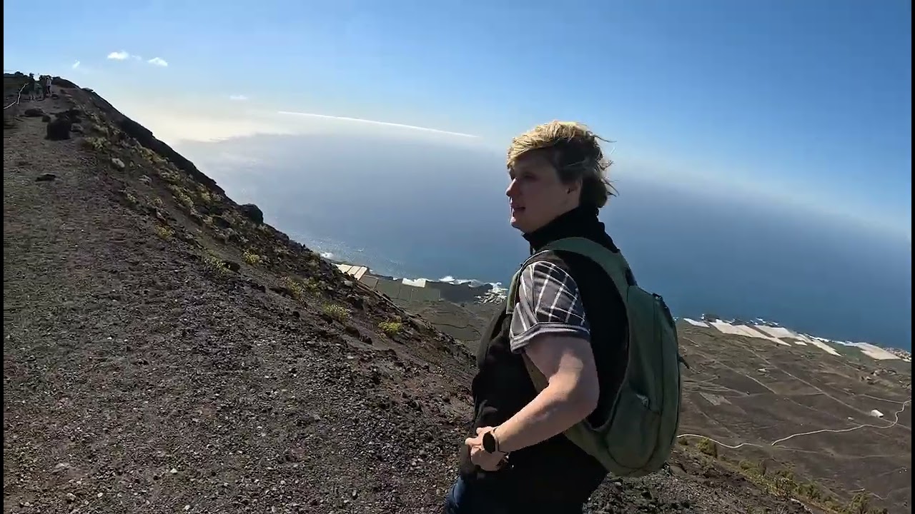 Vulkan San Antonio auf La Palma. Wanderung.