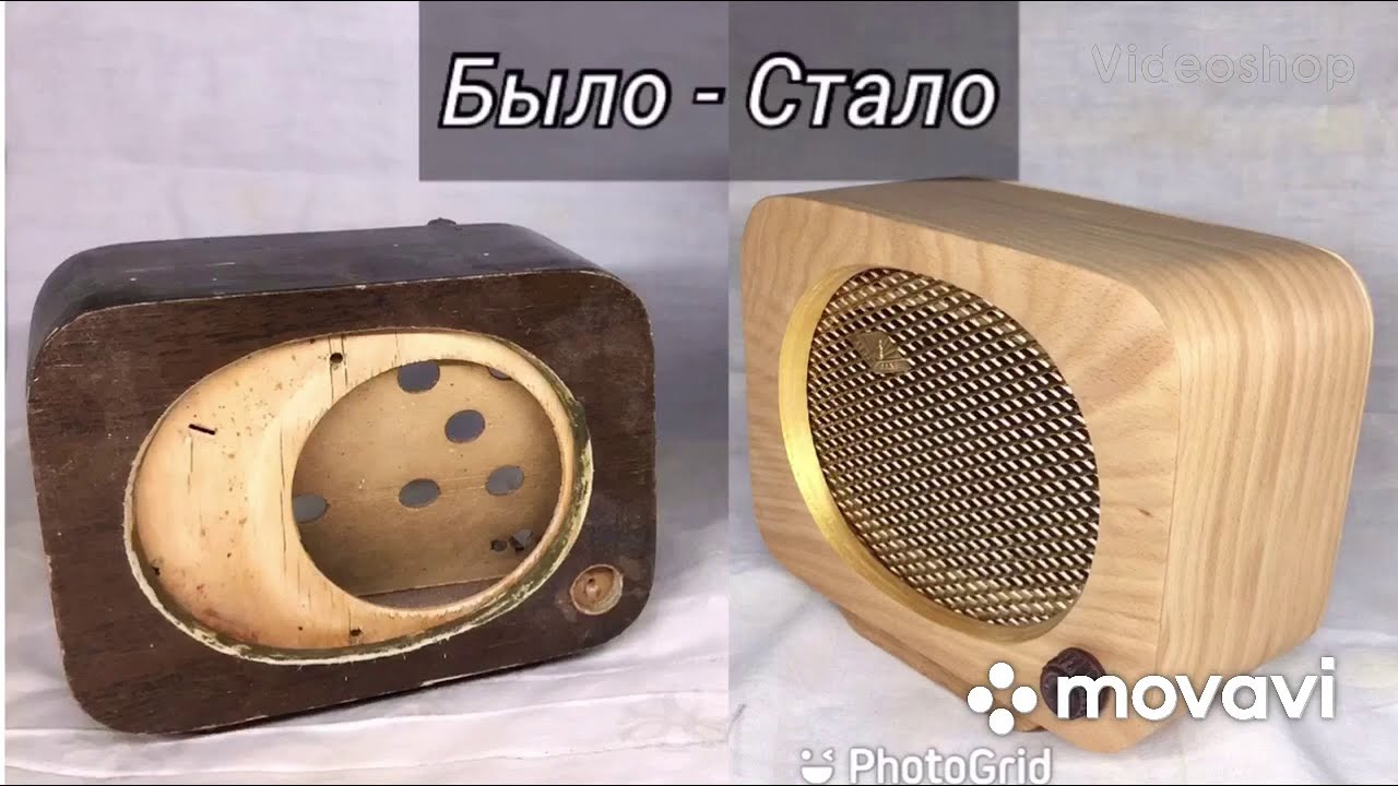 Реставрация советского громкоговорителя Ленинградец.