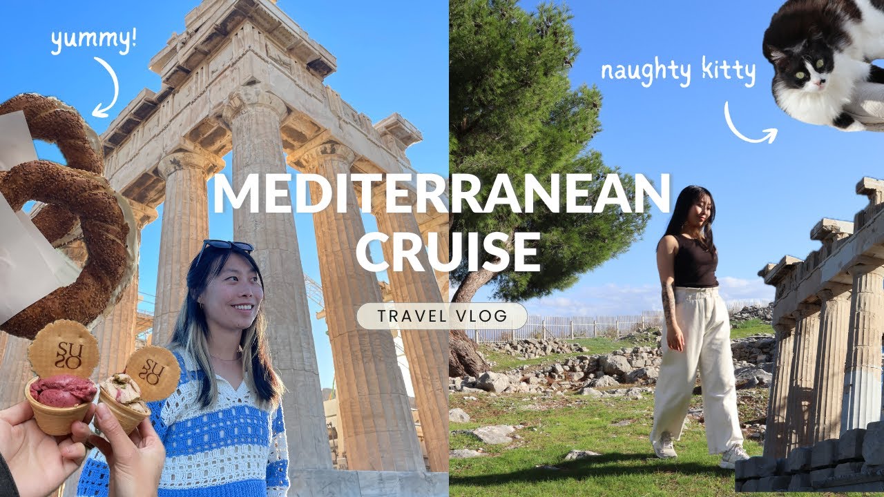 TRAVEL DIARIES ✈️ Mediterranean cruise, exploring ruins and petting all the cute strays