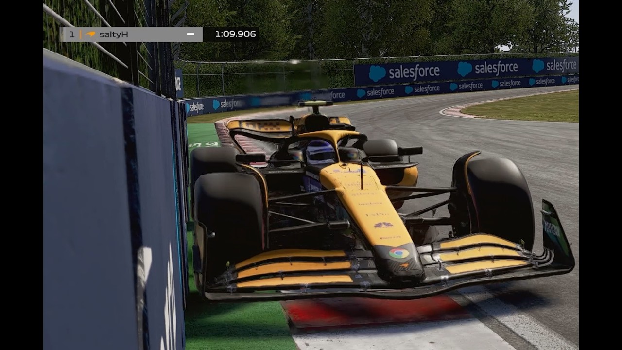 canada hot lap mclaren