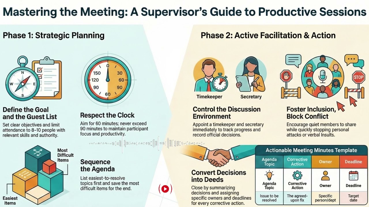 Mastering the Meeting | A Supervisor's Guide to Prductie Sessions
