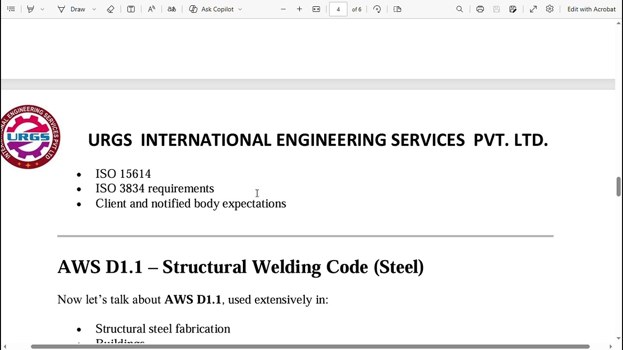 Welding Procedure Qualification (PQR) Training | URGS International