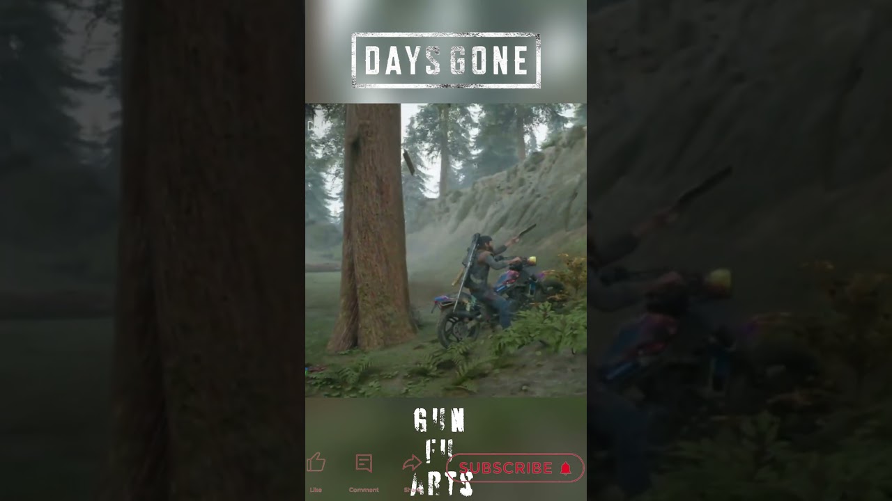 INSANE BIKE-GUN Combat #daysgone #savage #bike #zombiesurvival