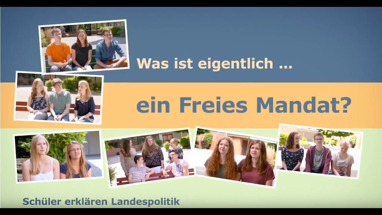 Folge 2: Das Freie Mandat – Schülerinnen und Schüler erklären Landespolitik
