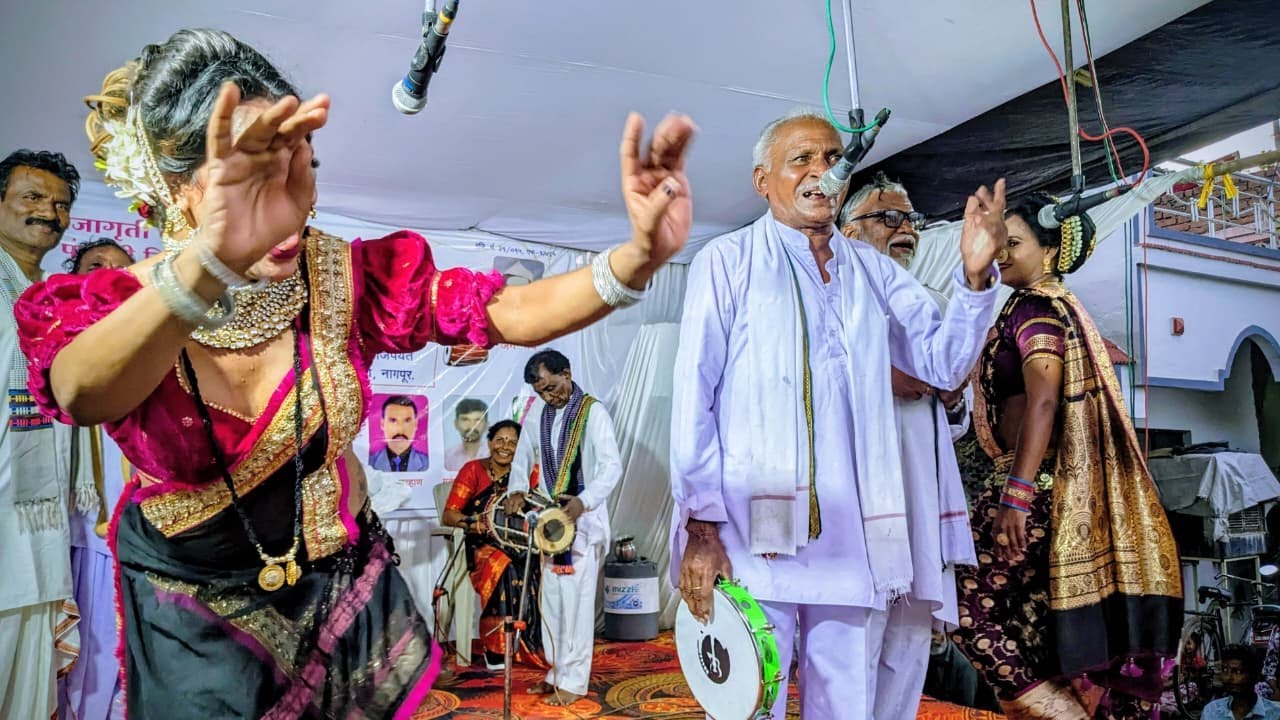 शाहीर विष्णुजी नवीन शाहीरी HIT गाना 2025 चा | खडी गंमत तमाशा पोवाडा VIDEO | SHAHIR VISHNUJI MATE -2