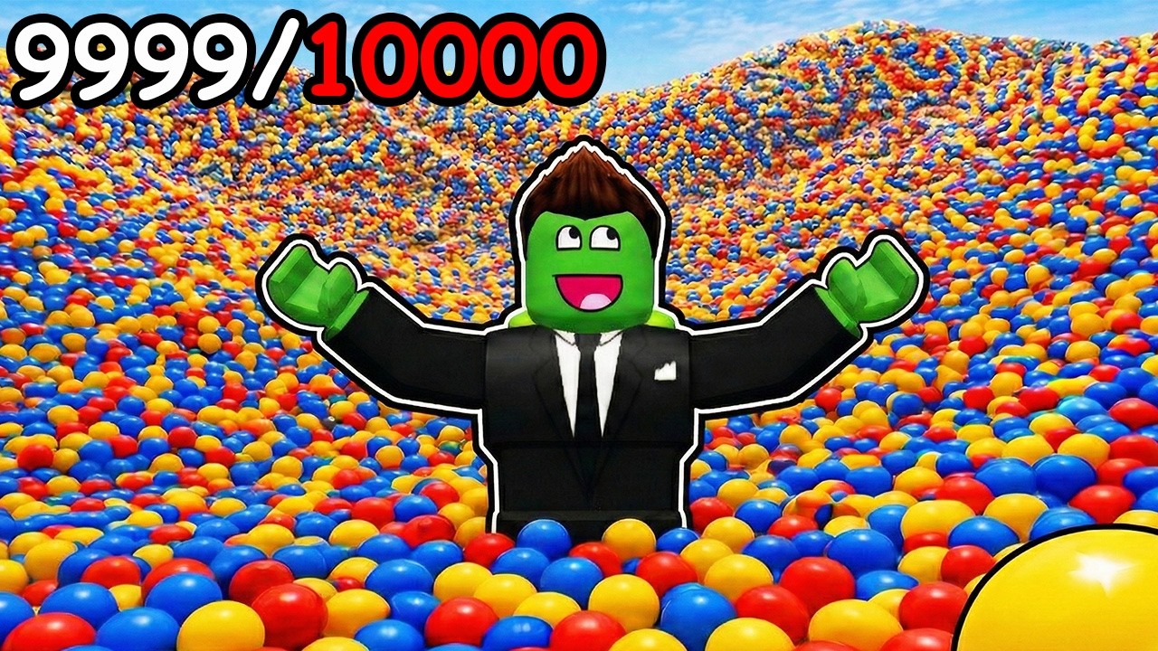 Umple GROAPA cu BILE COLORATE in Roblox!