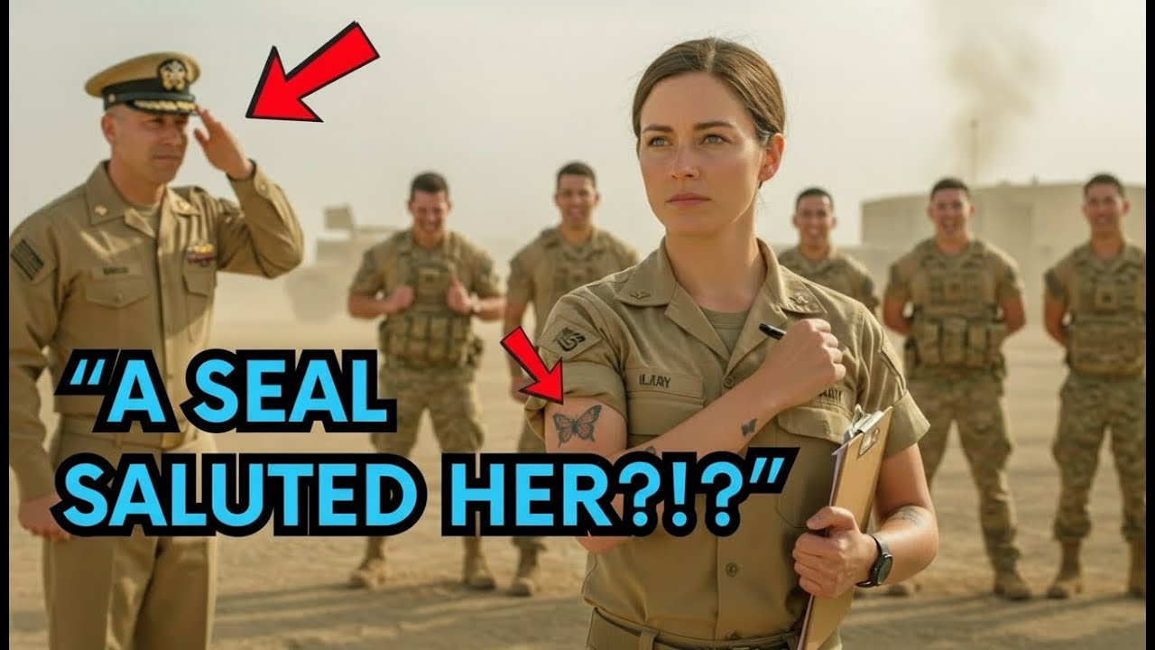 They Mocked Her Tattoo… Until the SEAL Commander Saluted Her — Then Everyone Went Silent!