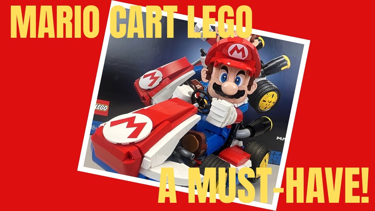 Обзор LEGO Mario Kart Mario Standard Kart! Обязательный набор для фанатов Nintendo (72037)