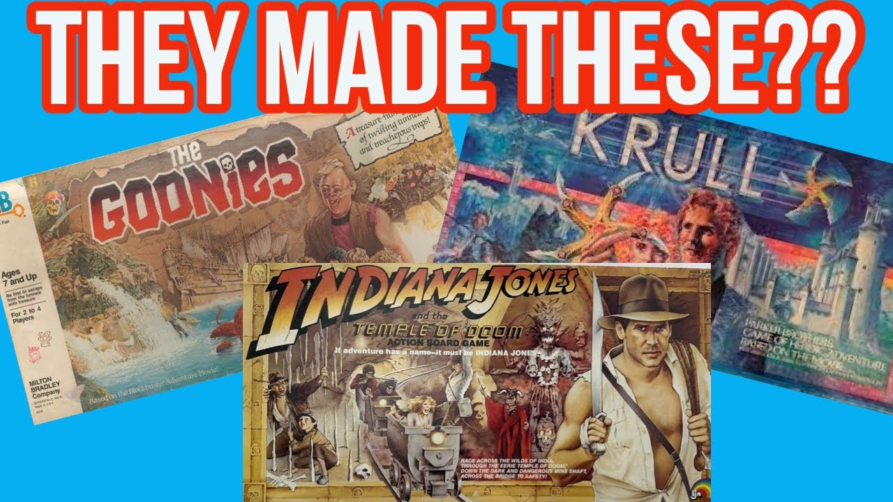 80's Board Games based on MOVIES!