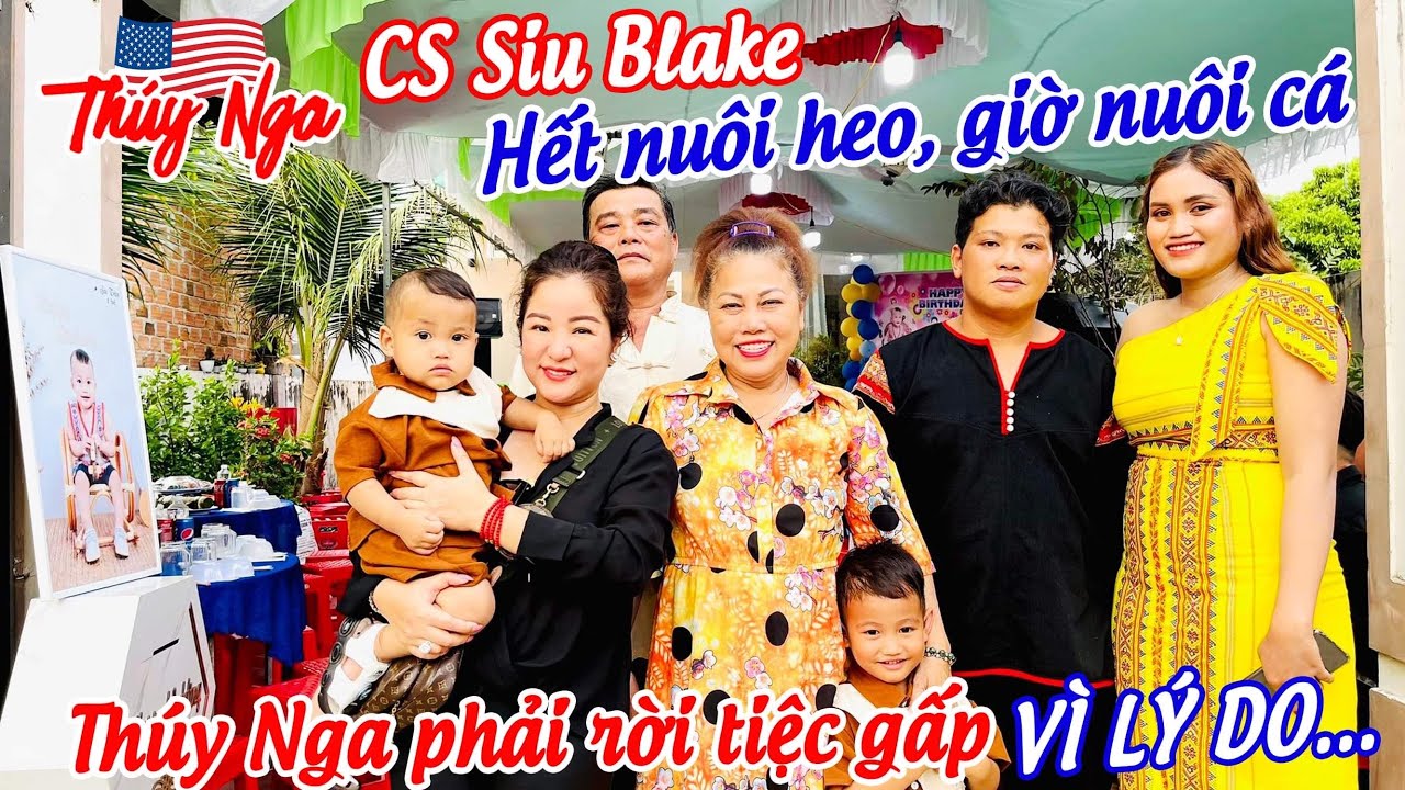 CS Siu Black bỏ nuôi heo qua nuôi cá.. Thuý Nga rời buổi tiệc gấp vì lý do…