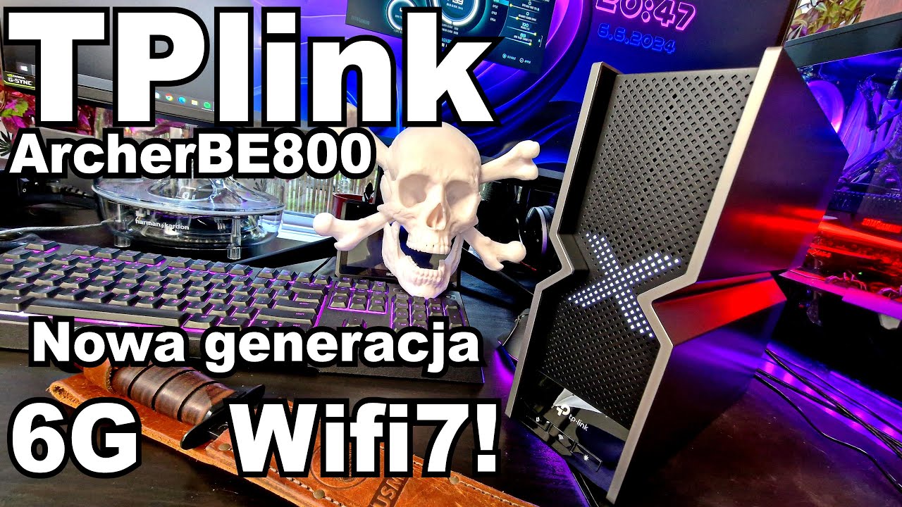 TPlink Archer BE800 - Recenzja Wifi7!