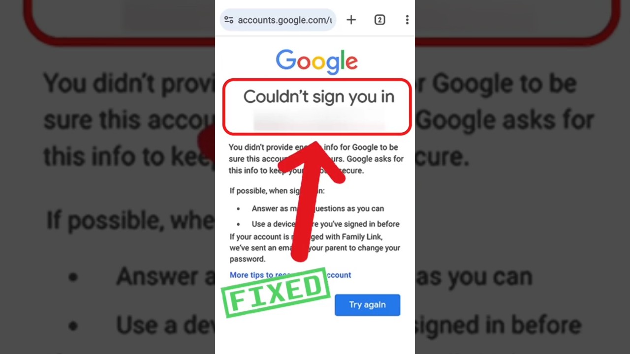 Gmail Не удалось войти в систему. Проблема исправлена. Работает. ✅ Ошибка Google. Не удалось войт...