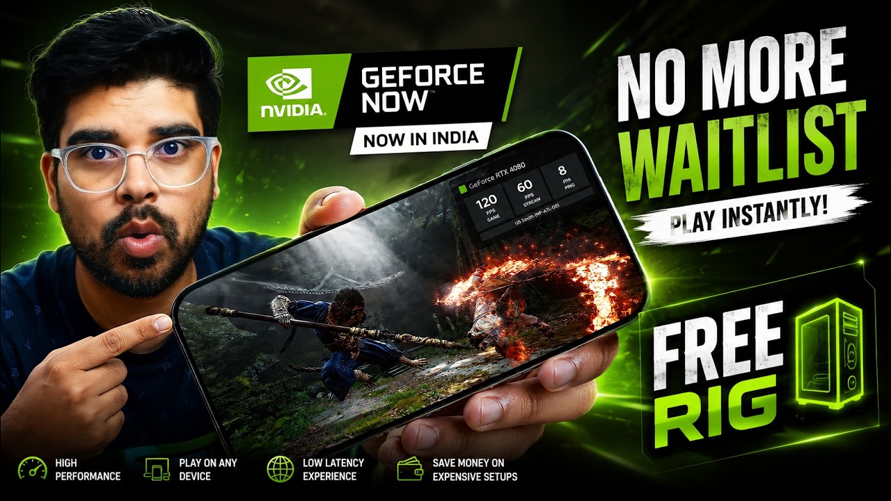 GeForce NOW India Public Launch: FREE Rig Test & New Plans