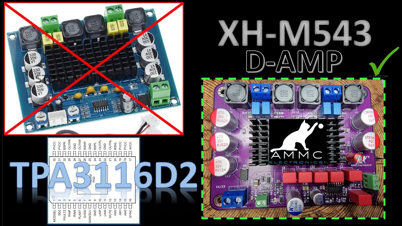 El Amplificador XH-M543: Como Tiene que Ser + TPA3116D2 Explicación Completa!