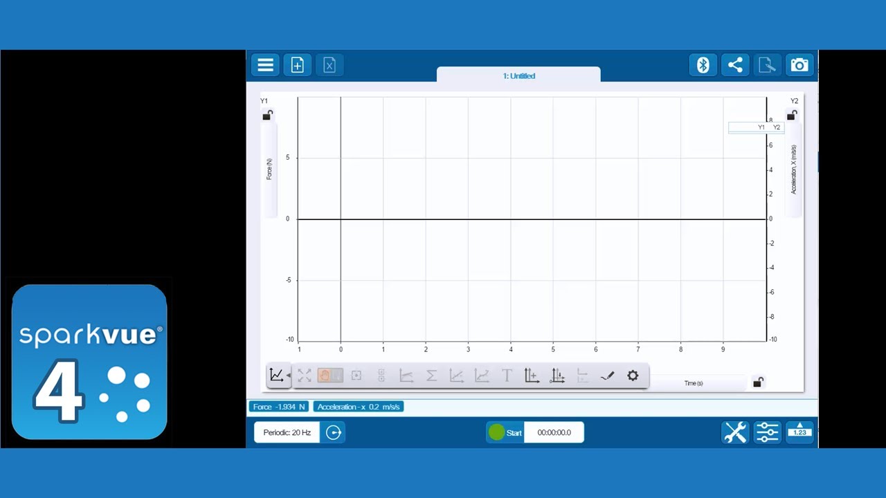 Show and Hide Live Data Bar (SPARKvue)