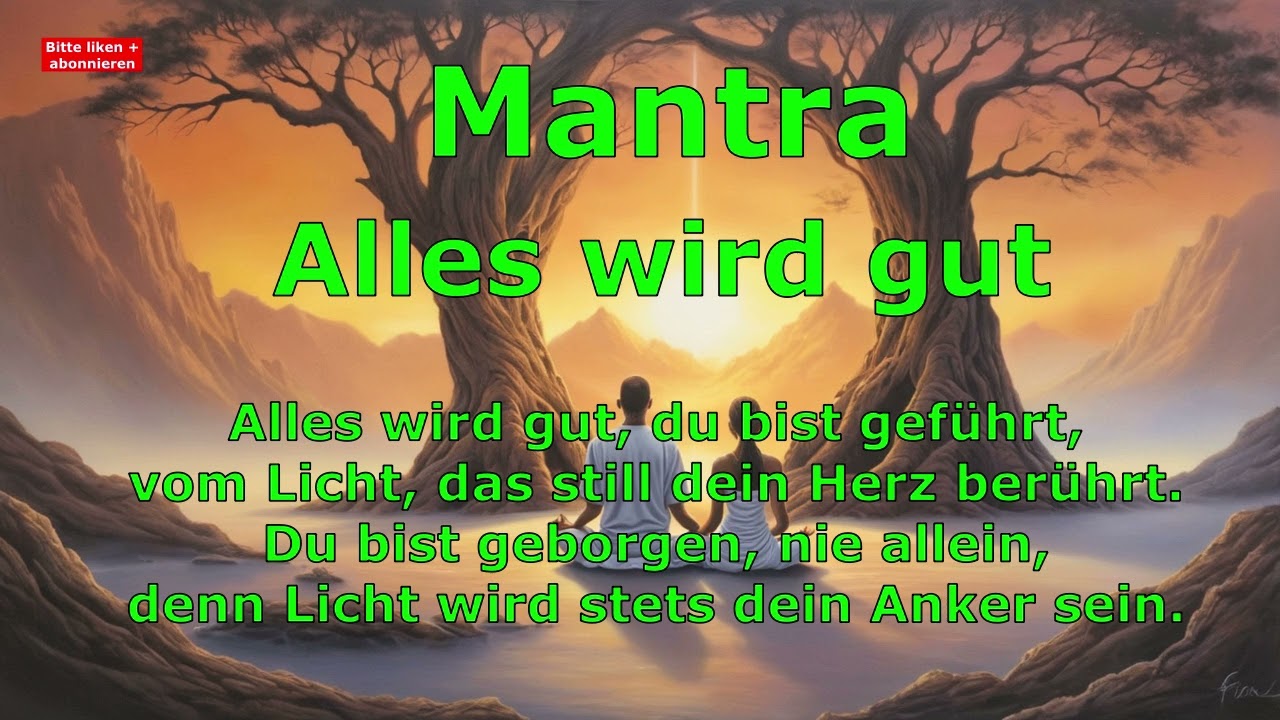 Alles wird gut - Mantra zum Mitsingen, Mitsprechen ❤️ Spiritualität & Bewusstsein