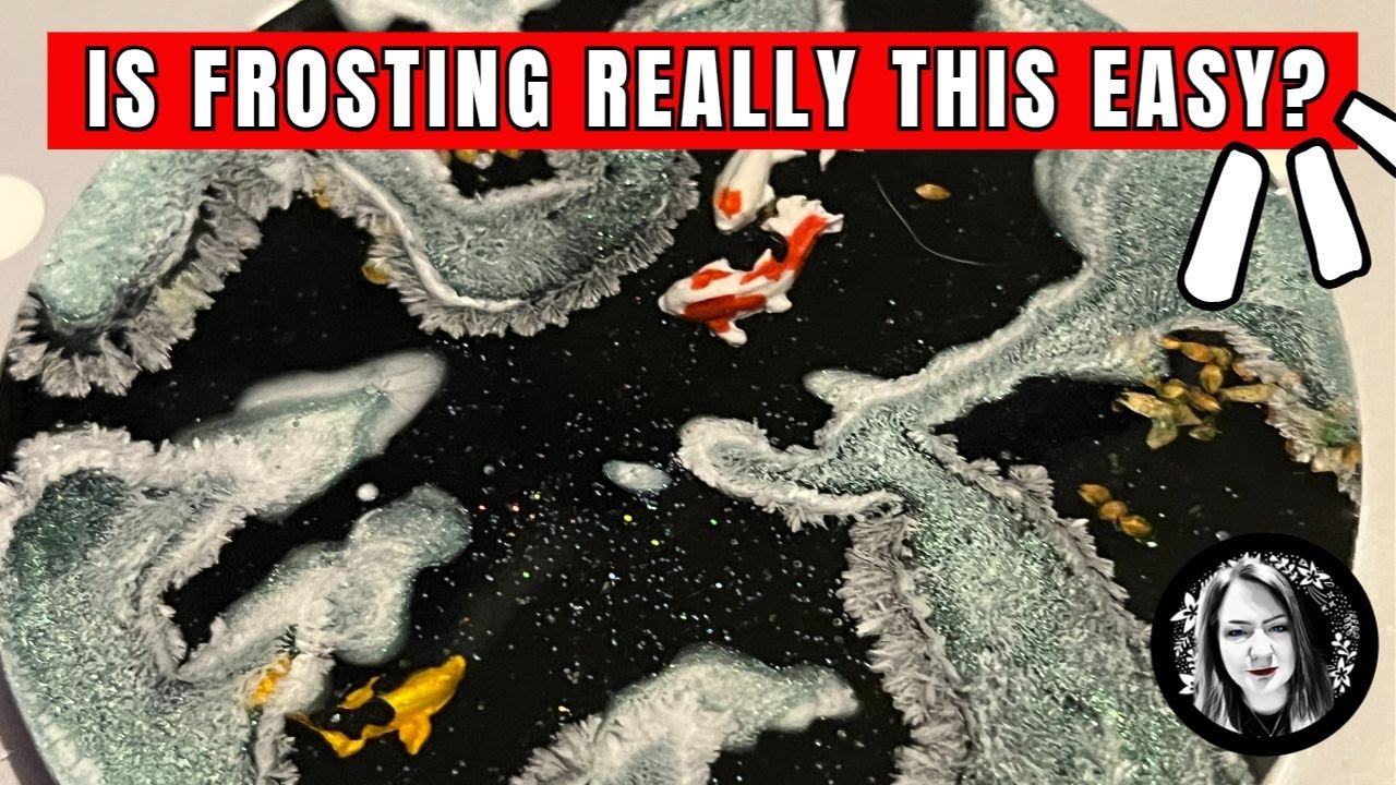 #81 NEXT LEVEL Frosting Effect - Let's make a frozen Epoxy Resin pond!