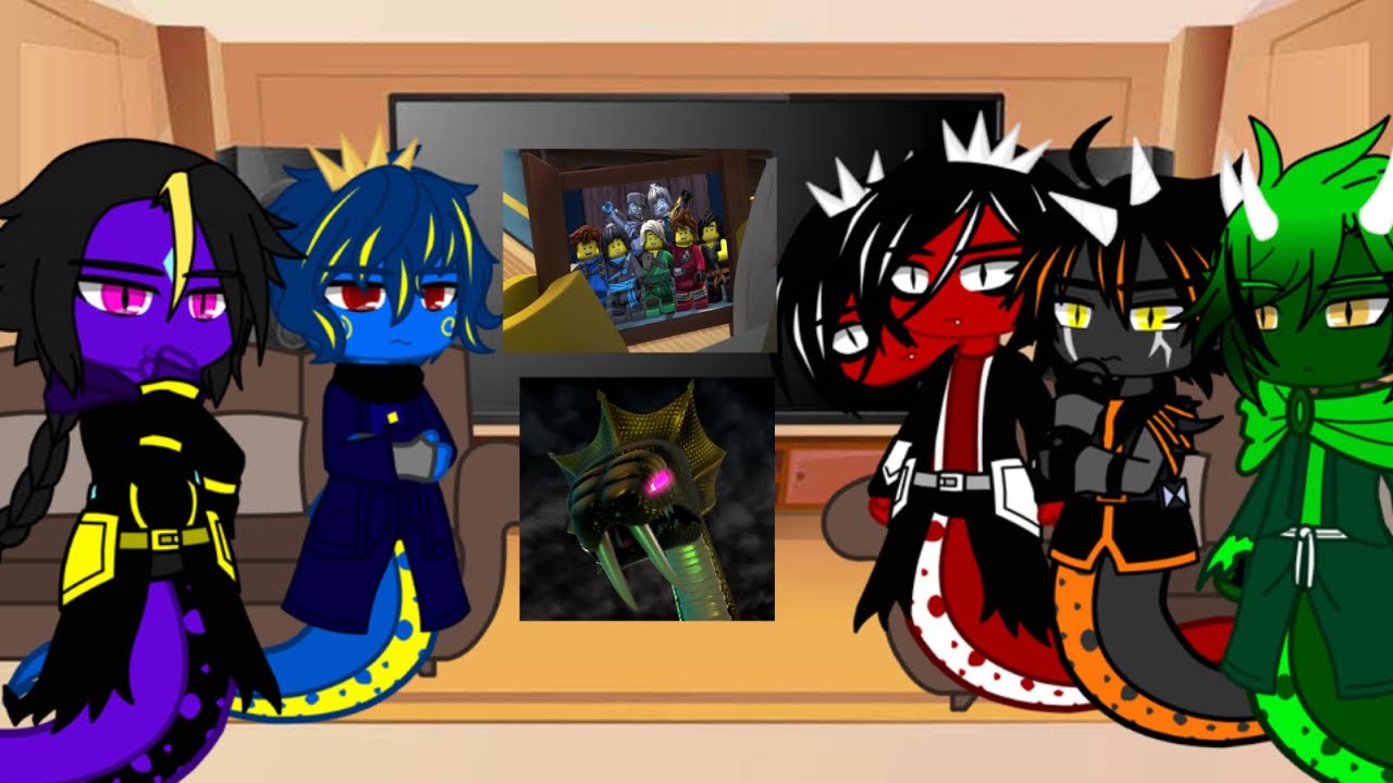 Past Ninjago Villains React {Serpentine Generals Season 1} Ninjago Gacha Reaction (Part 1/??)