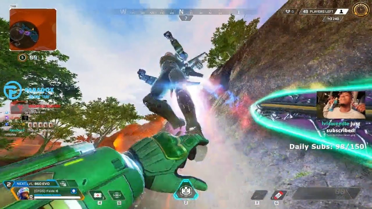 Faide *ONLY MELEE & ABILITIES* Challenge vs Apex Pros in 20,000 Apex Solo Tourney