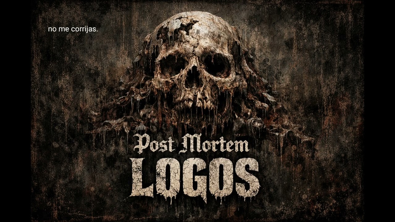 No me corrijas - Post Mortem (Logos)