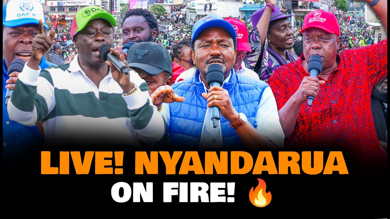 NYANDARUA IS SHAKING! 🌋 Gachagua & Kalonzo Take Over Shamata! (LIVE)