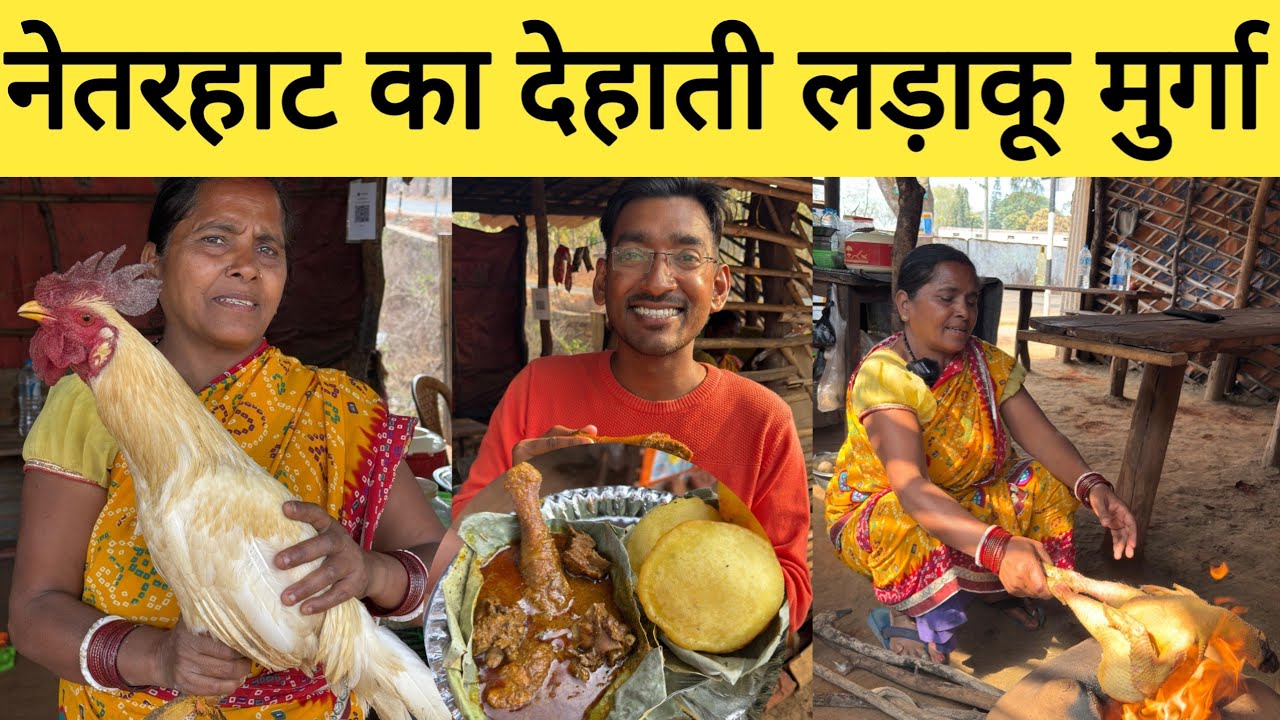 Rural Fighting Cock of Netarhat| Jharkhandi Food of Netarhat|