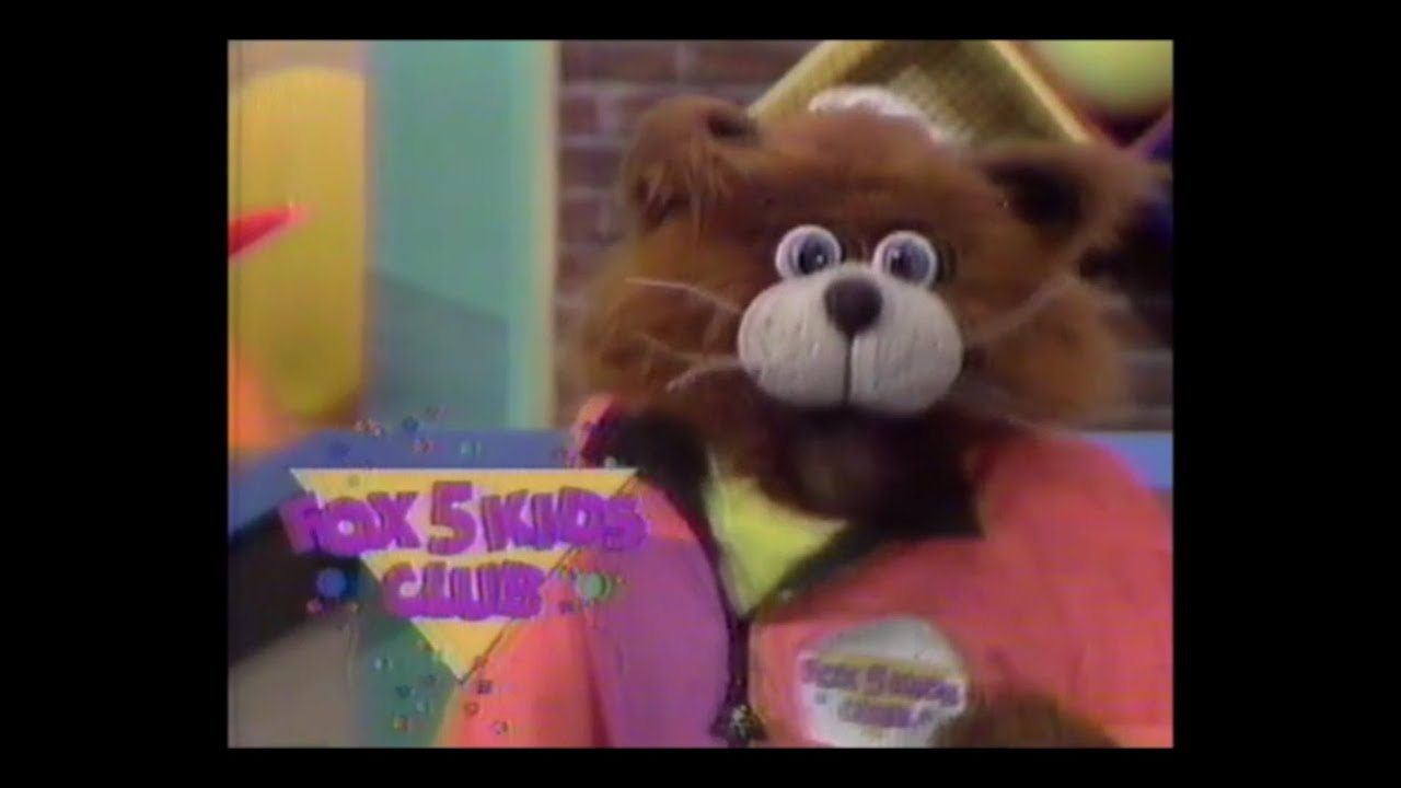 WNYW Fox 5 Kids Club/Commercials 1990