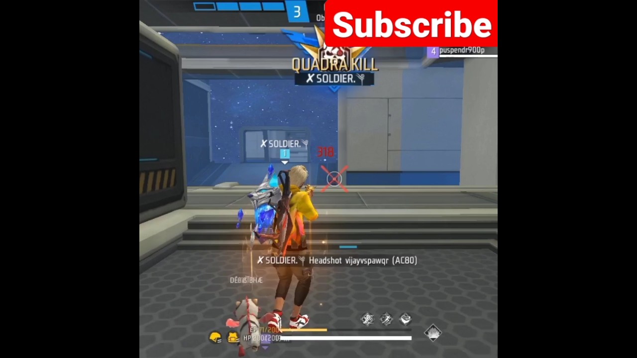 watch till end!! again quadra kill😲😱 