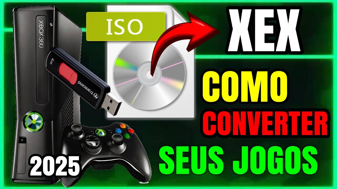 CONVERTER SEUS JOGOS ISO PARA XEX XBOX360 2025