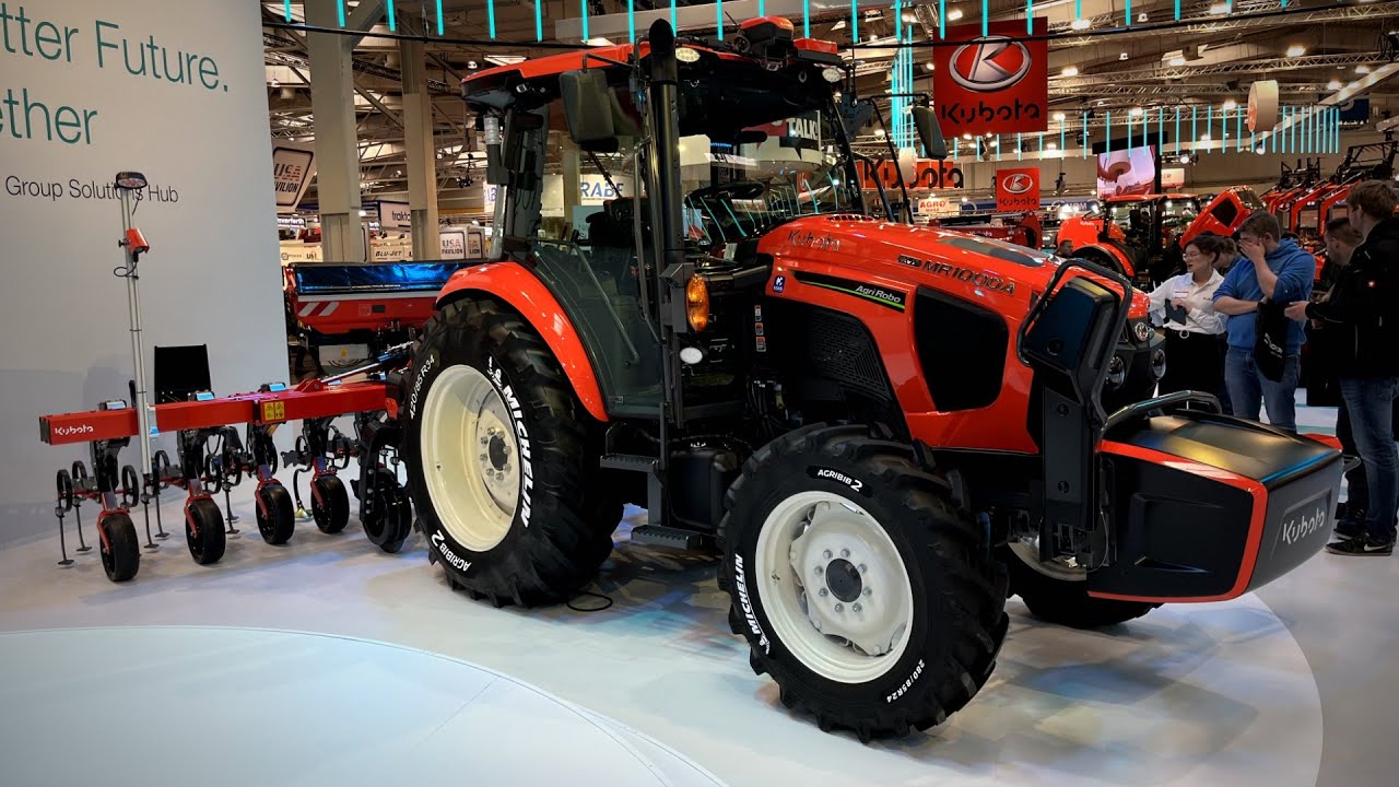 AGRITECHNICA 2023: Kubota Autonomous and Electric Tractor Developments