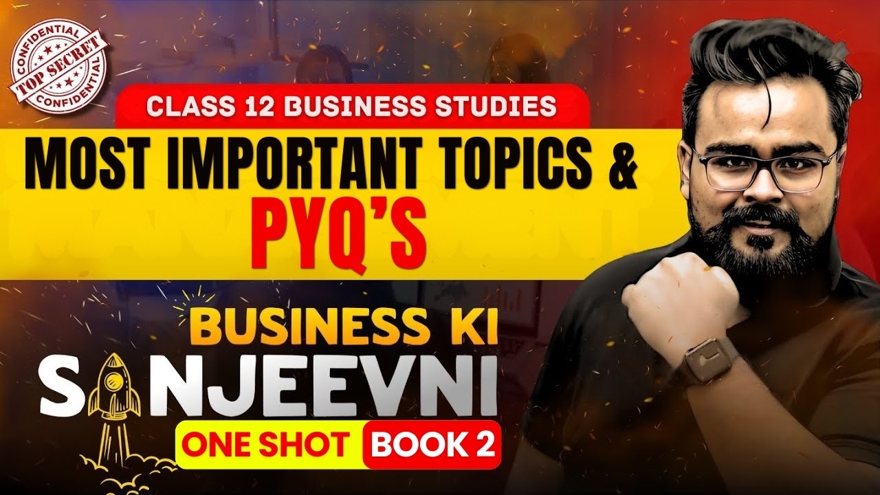 Complete Book 2 PYQ&rsquo;S 🔥| Most Important Questions | Class 12 Business Studies 2026