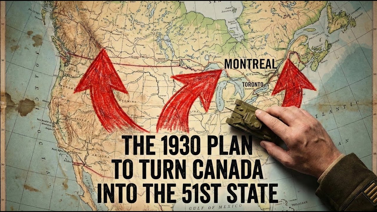 Why the USA Prepared to Invade Canada  (The Classified 1930 Invasion Plan ) - The 51st State?