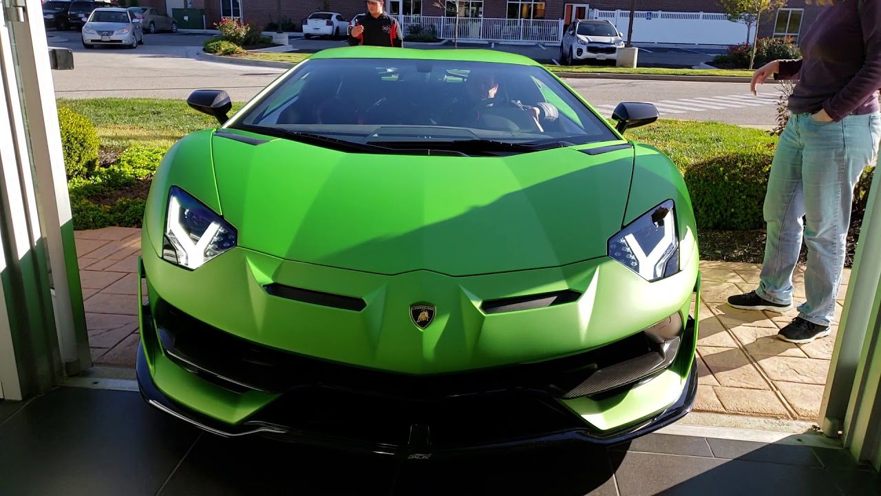 The 2019 Lamborghini Aventador SVJ