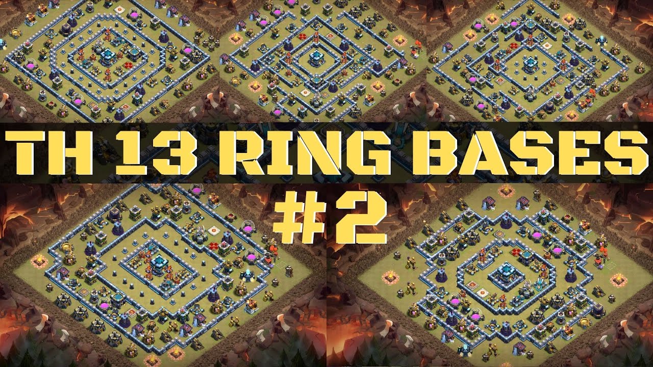 TOWN HALL 13 BASE WITH LINK ! TH 13 RING BASE WITH LINK #2 !Town hall 13 base link in Clash of Clans