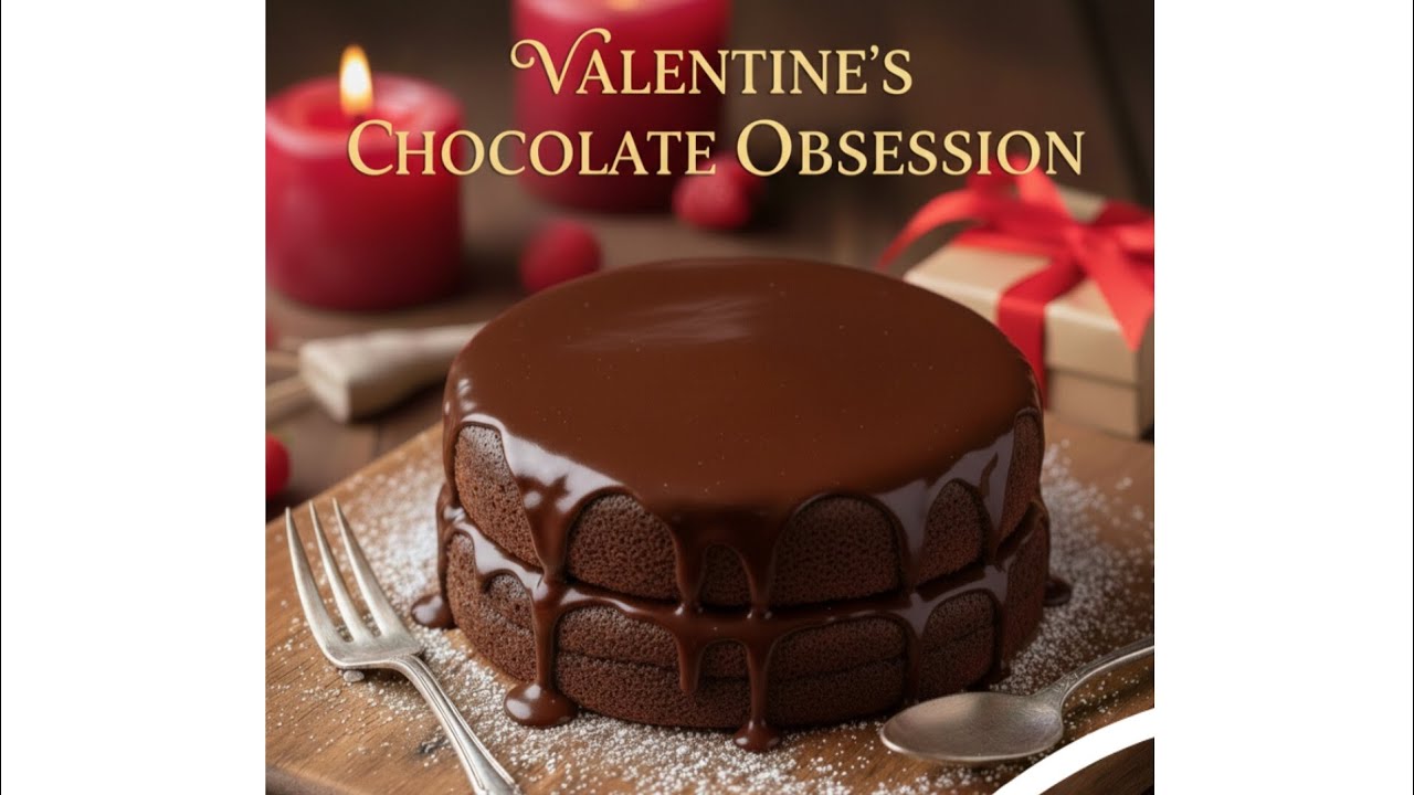 Valentine's Special Chocolate Cake 🎂#Recipe