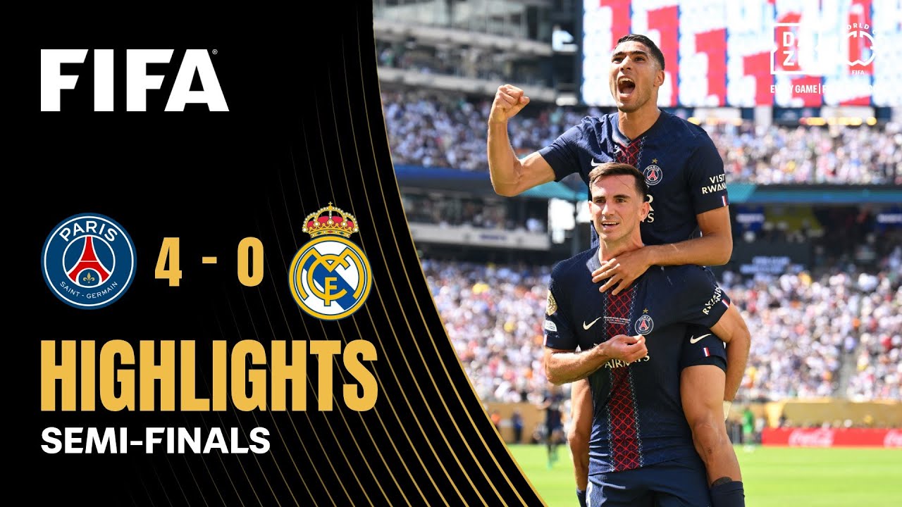 Paris Saint-Germain vs Real Madrid C.F. Highlights | FIFA Club World Cup 2025