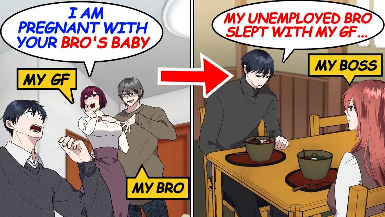 My gf told me she was pregnant with my unemployed bro's baby. I left her and went on a trip [Manga]
