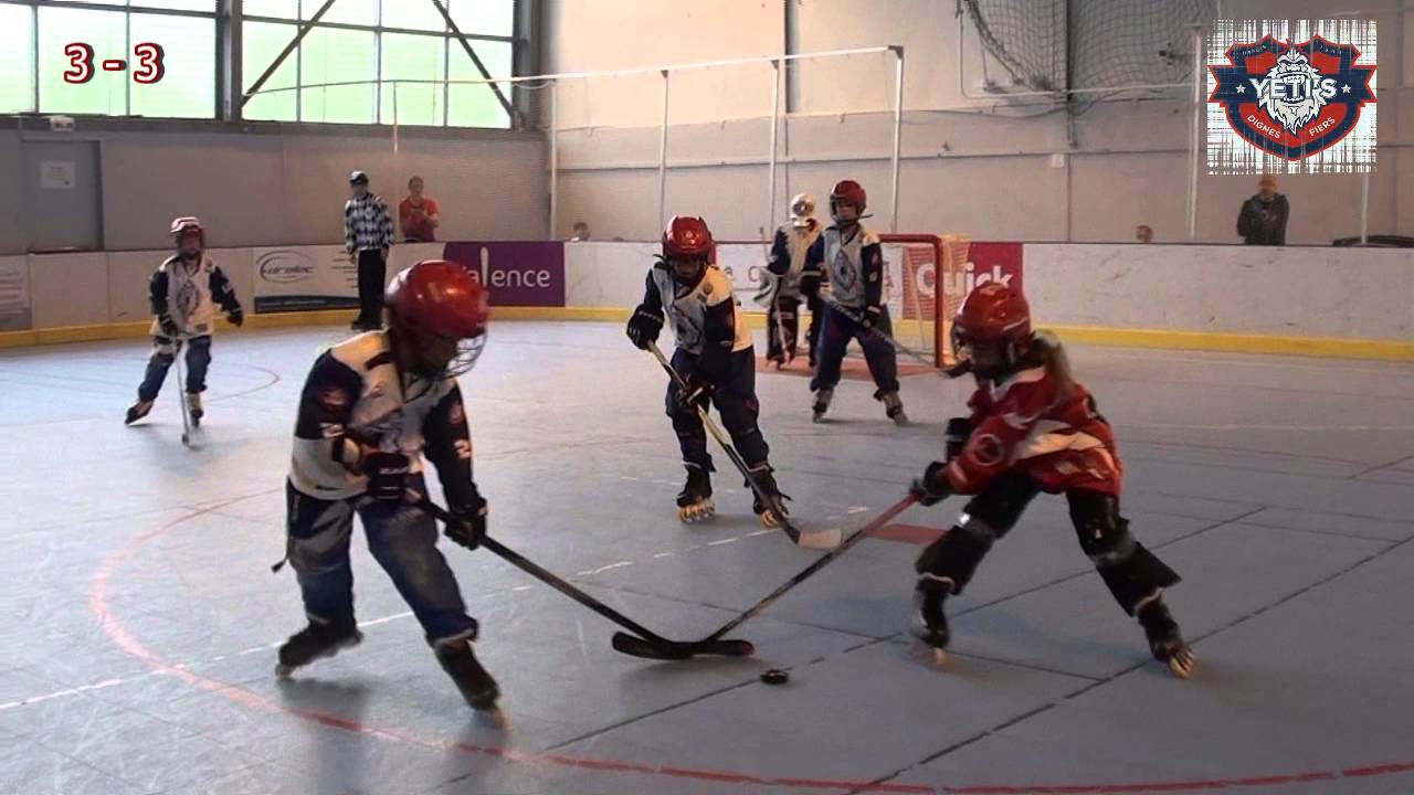 ROLLER HOCKEY CHAMPIONNAT POUSSINS 2014-2015 LES YETI'S FACE A VALENCE LE 3/05/2015