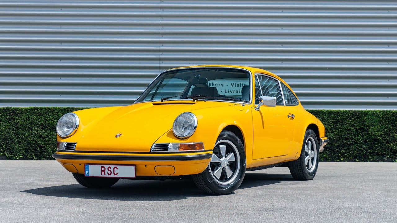 1972 Porsche 911 2.4E - Signal Yellow - Walk around & Drive