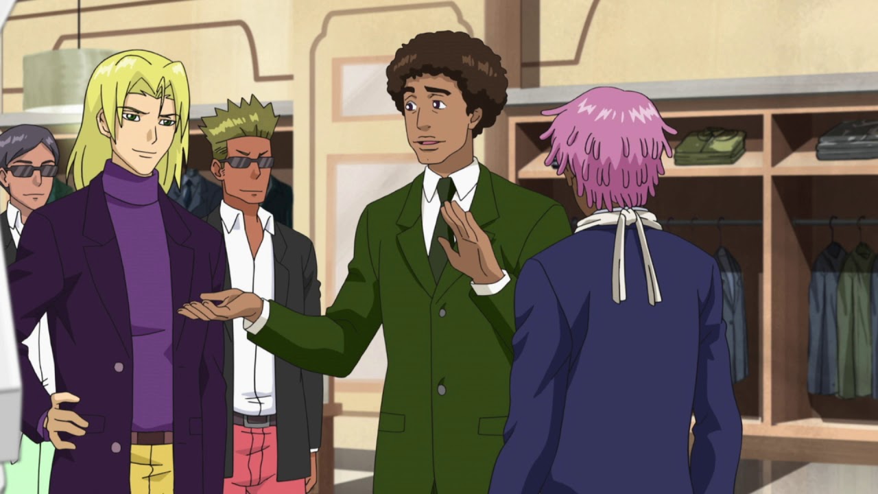 Neo Yokio - Kaz goes depressed shopping (Arcangelo's First Appearance)