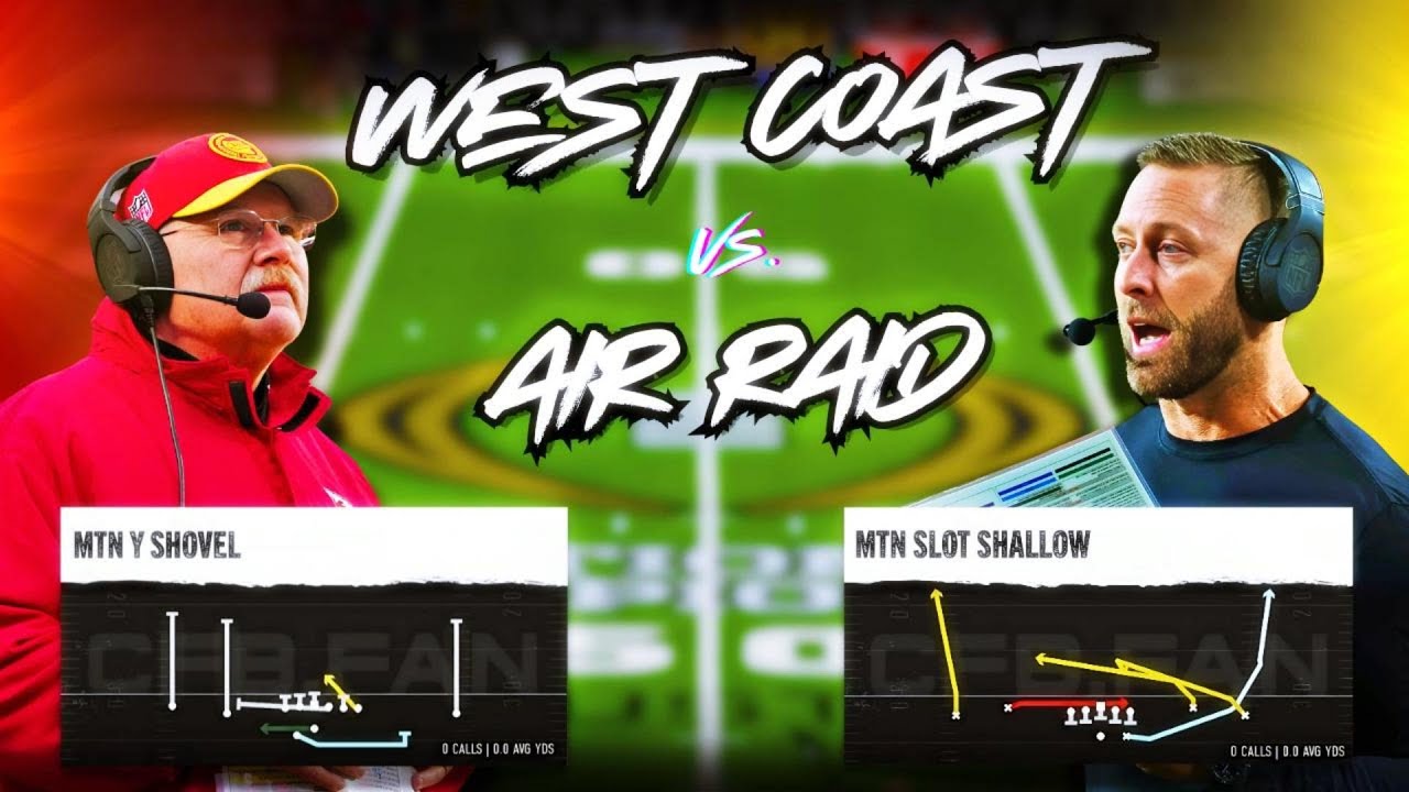 NFL Offenses TAKE OVER College Football 25! (Andy Reid vs Kliff Kingsbury)