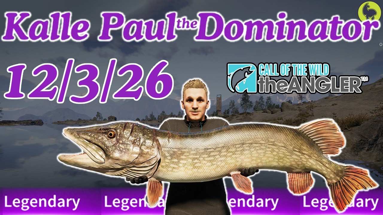 Kalle Paul the Dominator the Norway Legendary Fish this Week 12/3/26 | Call of the Wild: The Angler