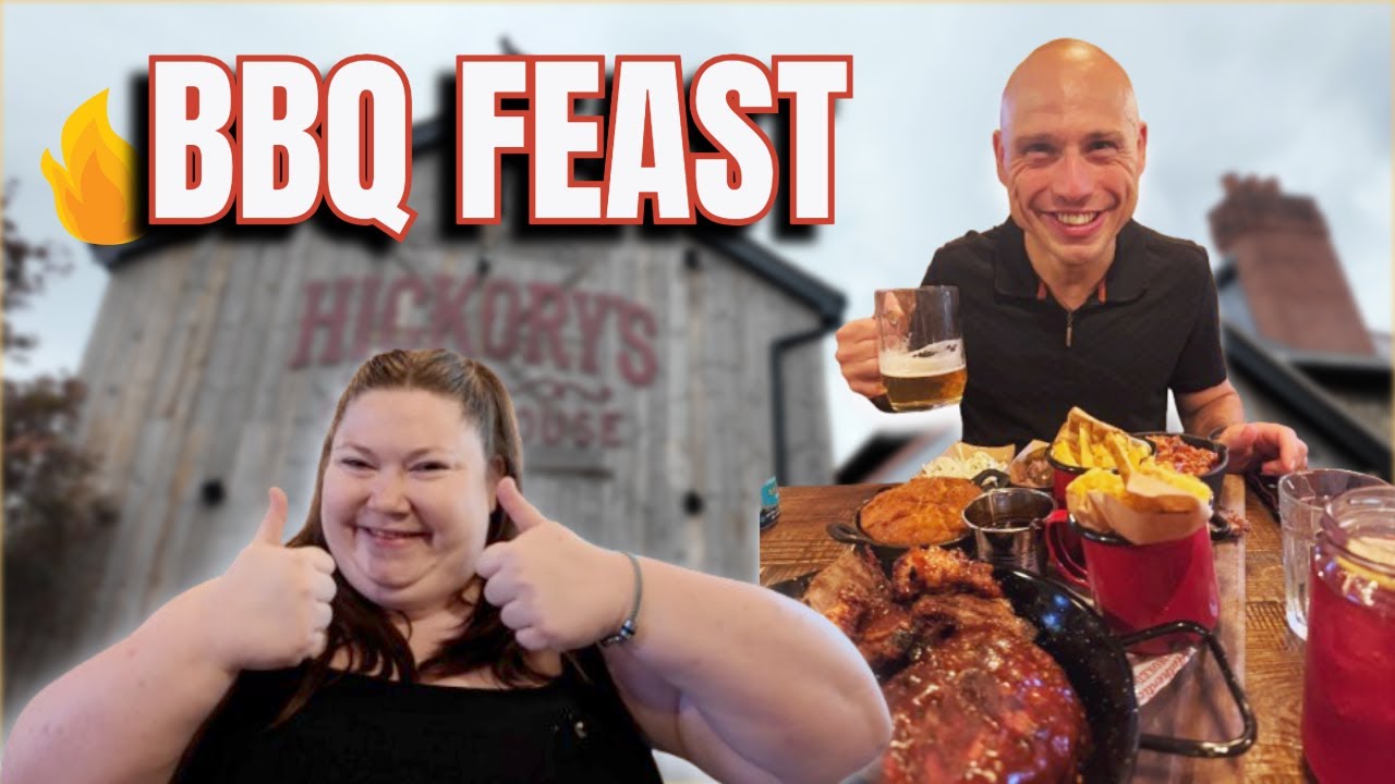 We Tried the Famous Hickory’s Smokehouse Sharer Platter 🤯 Full BBQ Feast Review!