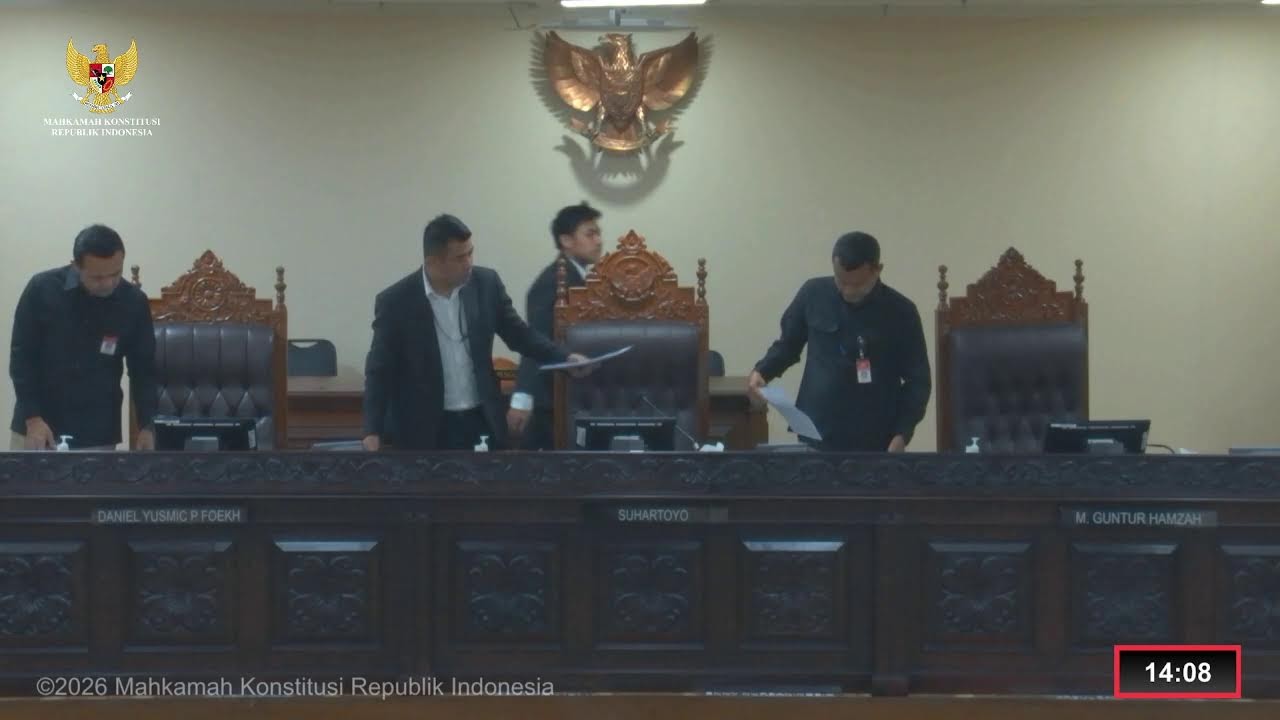 Sidang Perkara Nomor 92/PUU-XXIV/2026. Rabu, 11 Maret 2026.