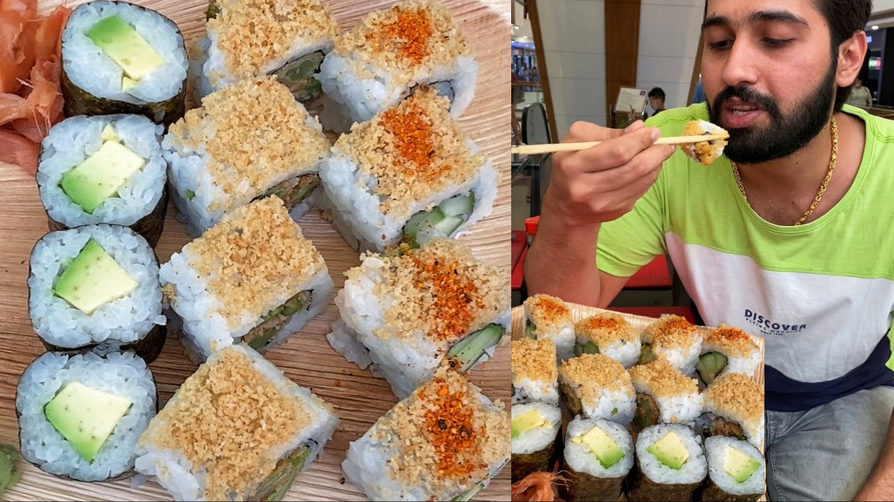 Japanese Sushi Making in India🍣🍣 ऐसे बनाई जाती है जापान की मशहूर सुशी😱😱 Indian Street Food | Delhi