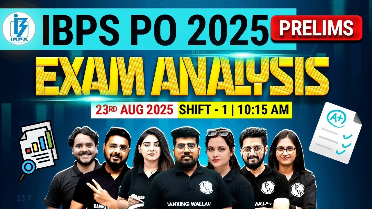IBPS PO Analysis 2025 | IBPS PO Pre Shift 1 Analysis | IBPS PO Exam Analysis 2025 | Banking Wallah
