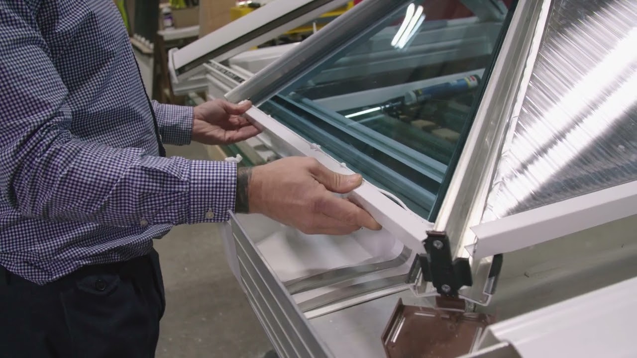 Installing roof glass - White Roof 5 | ConservatoryLand